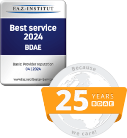 F.A.Z. - Institut - Excellent customer loyalty | 2022 and 25 years BDAE