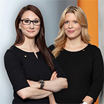 Anne-Katrin Schwanitz und Lea Fiebelkorn