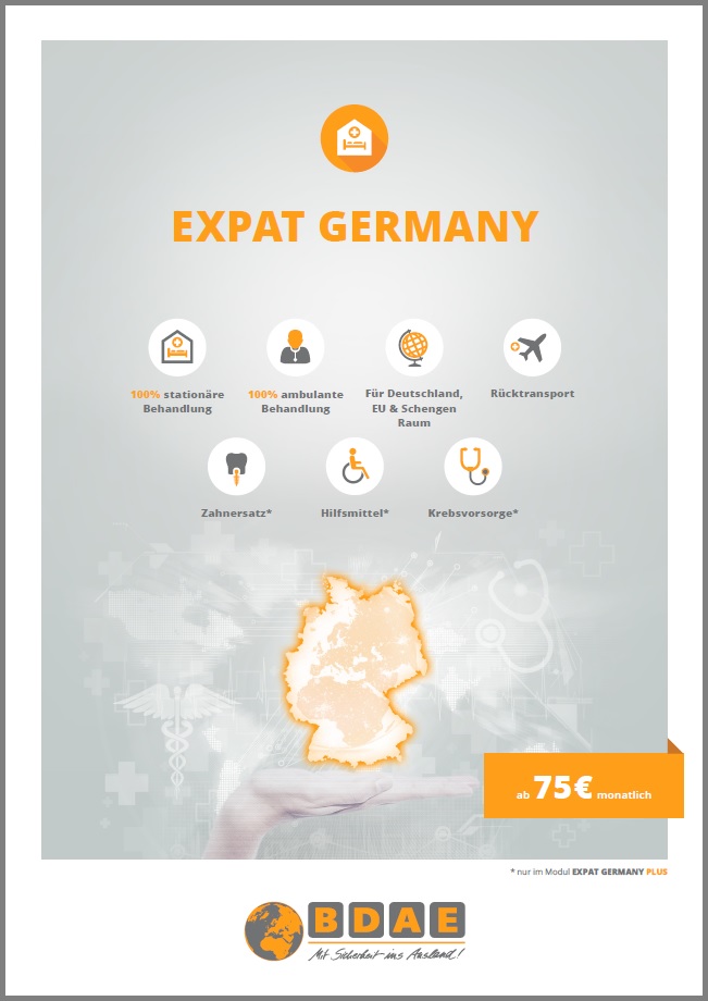 Auslandskrankenversicherung Expat Germany