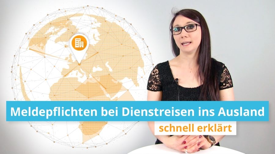 Video Thumbnail: Meldepflichten bei Geschäftsreisen in EU, EWR und Schweiz: Das müssen Unternehmen beachten