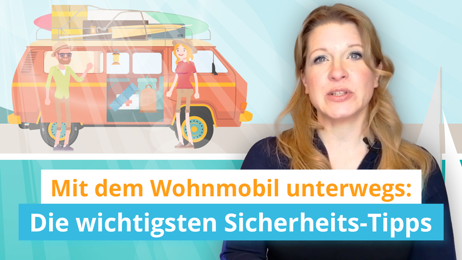 Video Thumbnail: Mit dem Wohnmobil unterwegs: Die wichtigsten Sicherheits-Tipps